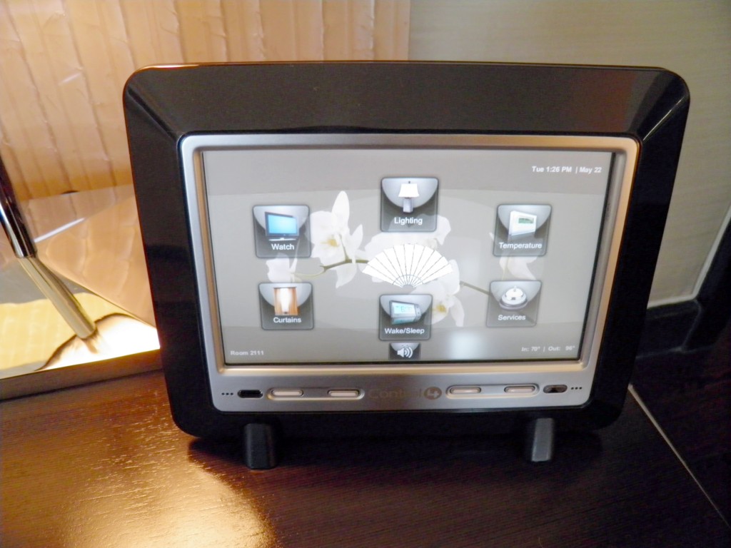 Control4 Interface in the Mandarin Oriental Hotel Control4 Hospitality