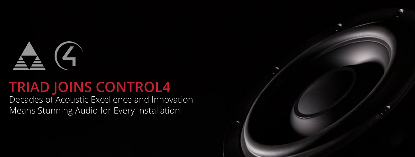 Control4 Acquires Triad Speakers Inc Home Automation Blog